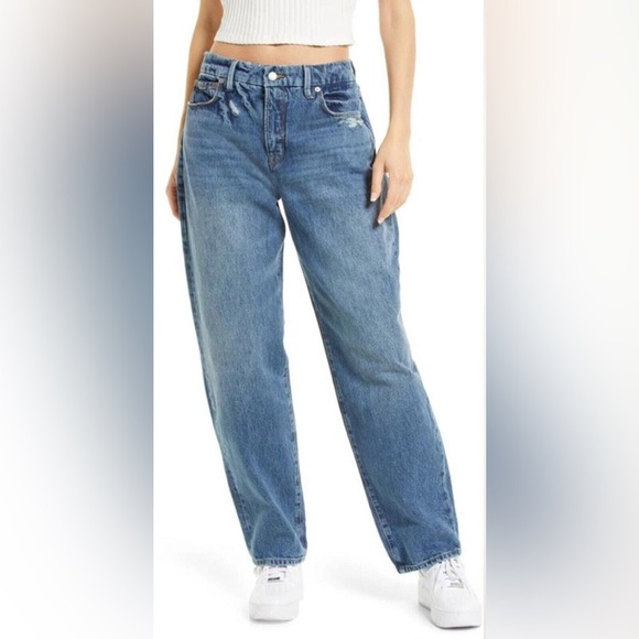 Good American 90's Straight Leg Jeans. Women's size 12 - Picture 1 of 9